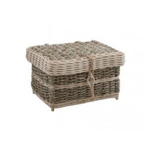 Seagrass Oblong Cremation Ashes Casket.- Low cost urn prices